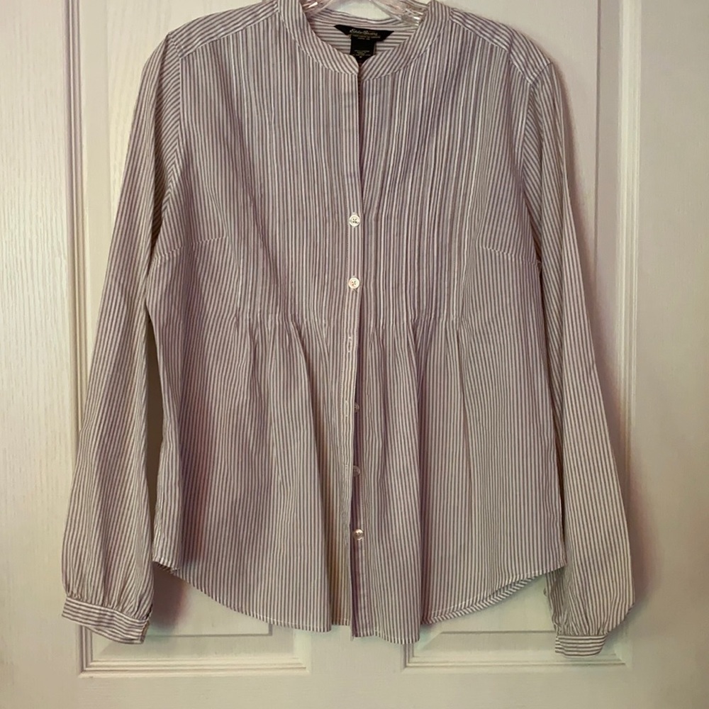 Eddie Bauer striped blouse